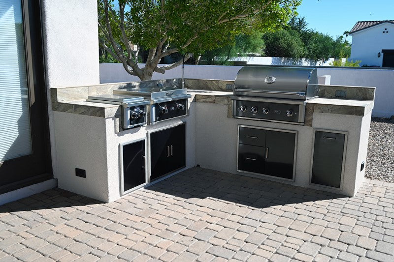 Wildfire Ranch Pro, Gas Grill, 304 Stainless Steel, Grill Gas, Burner, Griddle, Power Burner, Side Burner, Warming Drawers, Doors, Drawers, Ice Chests, Stainless Steel 