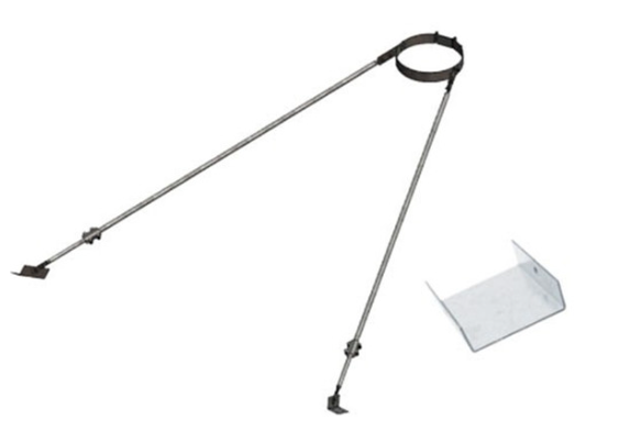 DuraVent 5" to 7" Diameter DuraTech Chimney Pipe Strap/Bracket Model: 5DT-XRS