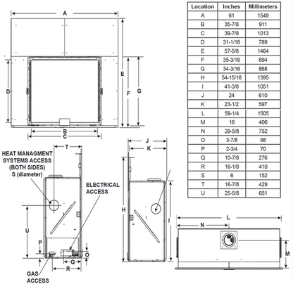In depth Dimensions