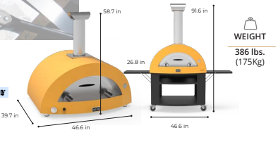the 5 Pizze Pizza oven is Alfa Forni's largest and newest addition to their high end Hybrid Pizza oven line. 