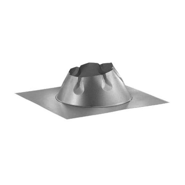 DuraVent 6" Inner Diameter - DuraTech Class A Chimney Pipe - Double Wall - Flat Roof Flashing 6DT-FF