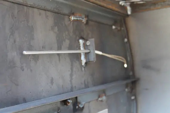 underside of the grill 