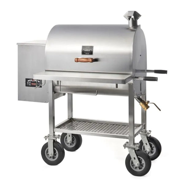 Pellet Grills, Outdoor Living, Pitts and Spitts, Smoky Mountain, Stainless Pellet Grill, Stainless, Maverick, Smoke Box, Stainless Steel- BIG SALE ON PITTS AND SPITTS while in stock