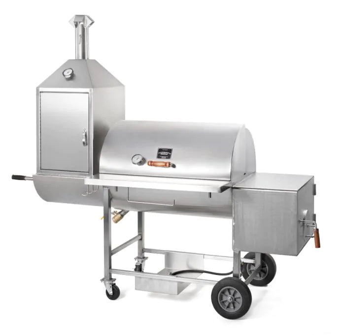 Pellet Grills, Outdoor Living, Pitts and Spitts, Smoky Mountain, Stainless Pellet Grill, Stainless, Maverick, Smoke Box, Stainless Steel, Cover for Maverick, Smokers, Smoker Pit